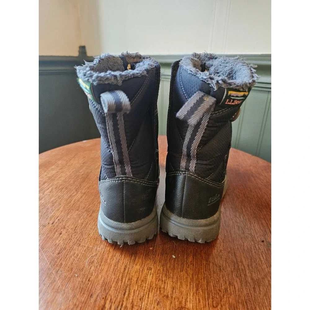 LL Bean Kids Ultralight Primaloft Waterproof Winter Boots Size 11 505698